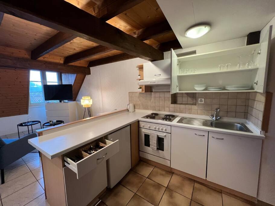 Charmant Appartement En Duplex A Porrentruy Extérieur photo