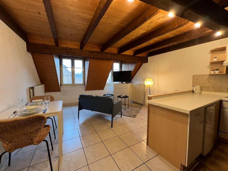 Charmant Appartement En Duplex A Porrentruy Extérieur photo